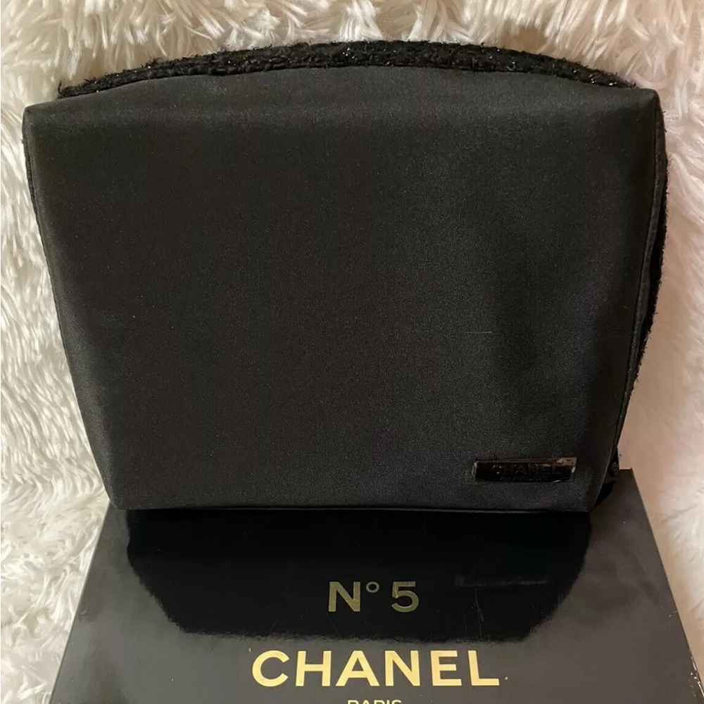 CHANEL Black Belt Bag Duo
